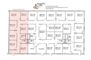 Executive Office Space in Annapolis » Floor Plan